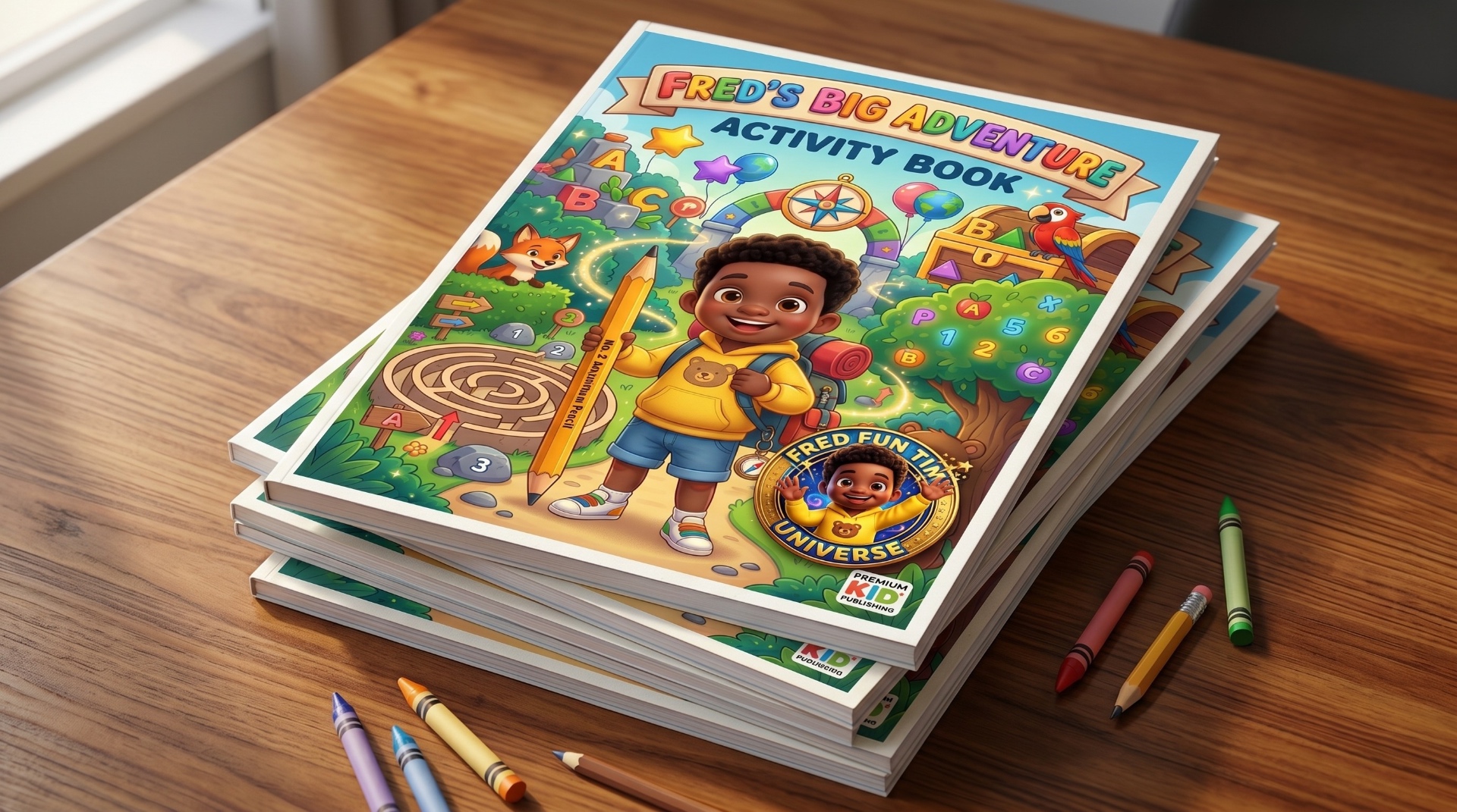 Fred's Big Adventure Activity Book cover